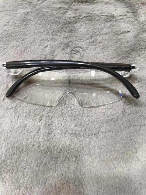 Gafas de lectura panorámicas sin montura NXPWRC con aumento de 1.6x , vista 2