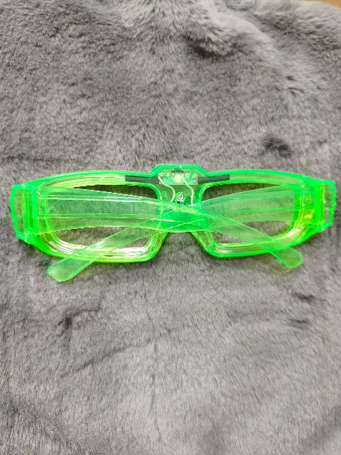 Gafas Luminosas LED de Color Verde Neón, vista 3